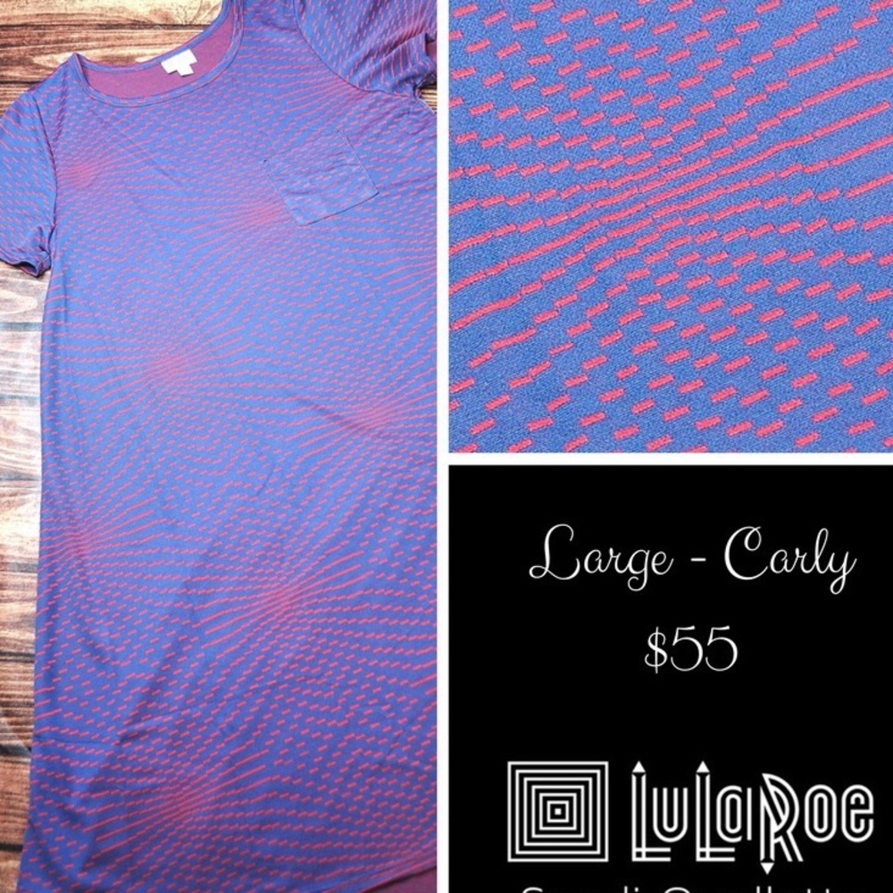 LuLaRoe Carly Swing Dress  - Large